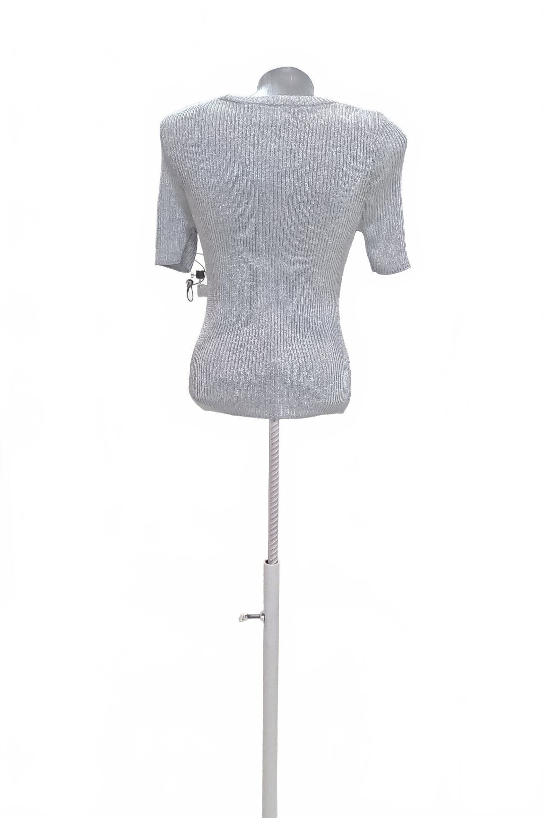 Damen -T-ShirtH&Mohne Aufdruck,farbesilber,größeS