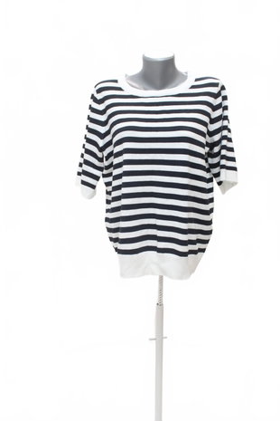 Damen -T-ShirtTchiboohne Aufdruck,farbegestreift,größe44