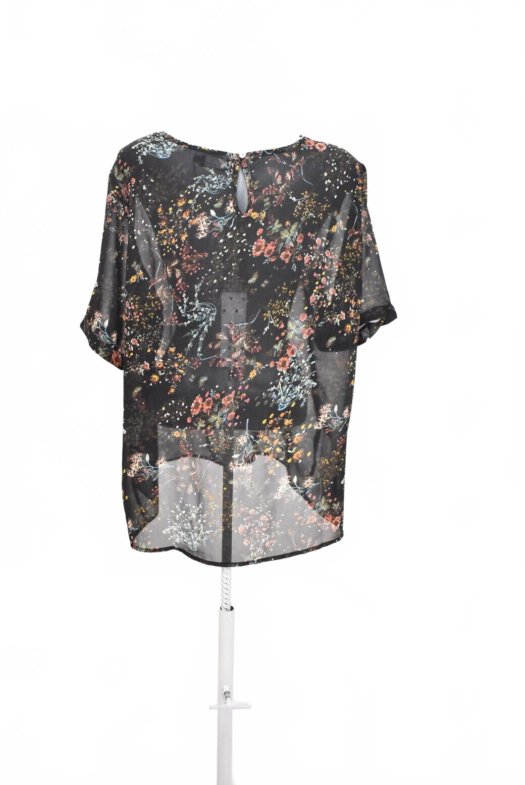 Damen -T-ShirtGenesisohne Aufdruck,farbegeblümt,größe2XL