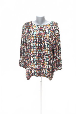 Damen -T-ShirtGenesisohne Aufdruck,farbegemustert,größe2XL