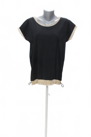Damen -T-ShirtGenesisohne Aufdruck,farbeschwarz,größeM