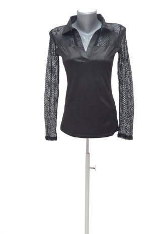 Damen -T-ShirtGenesisohne Aufdruck,farbeschwarz,größeXS