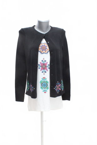 Damenpullover von Desigual, Farbe: geblümt, Größe: S