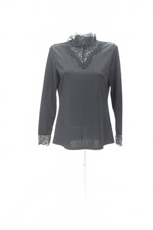 Damen -T-ShirtJaninaohne Aufdruck,farbeschwarz,größe42