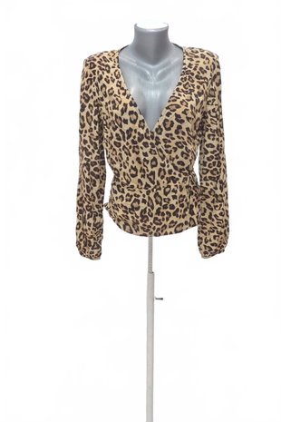 Damen bluse : Brand,Farbeanimal-print,größe: size