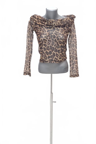 Damen -T-ShirtGenesisohne Aufdruck,farbeanimal-print,größeM