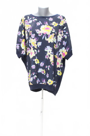 Damen -T-ShirtF&Fohne Aufdruck,farbegeblümt,größe48