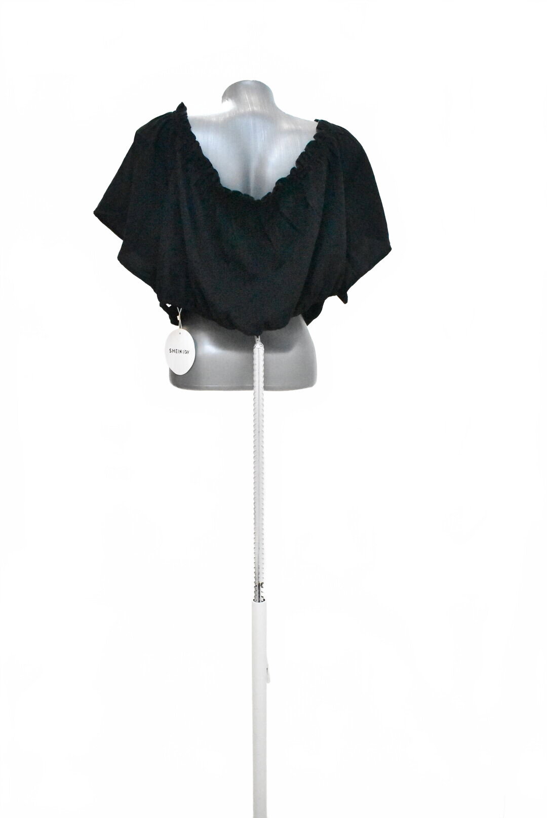 Damen -T-ShirtSheinohne Aufdruck,farbeschwarz,größe4XL