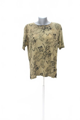 Damen -T-ShirtGenesisohne Aufdruck,farbegemustert,größeL