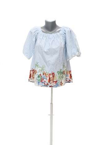 Damen -T-ShirtOrsayohne Aufdruck,farbegestreift,größe38