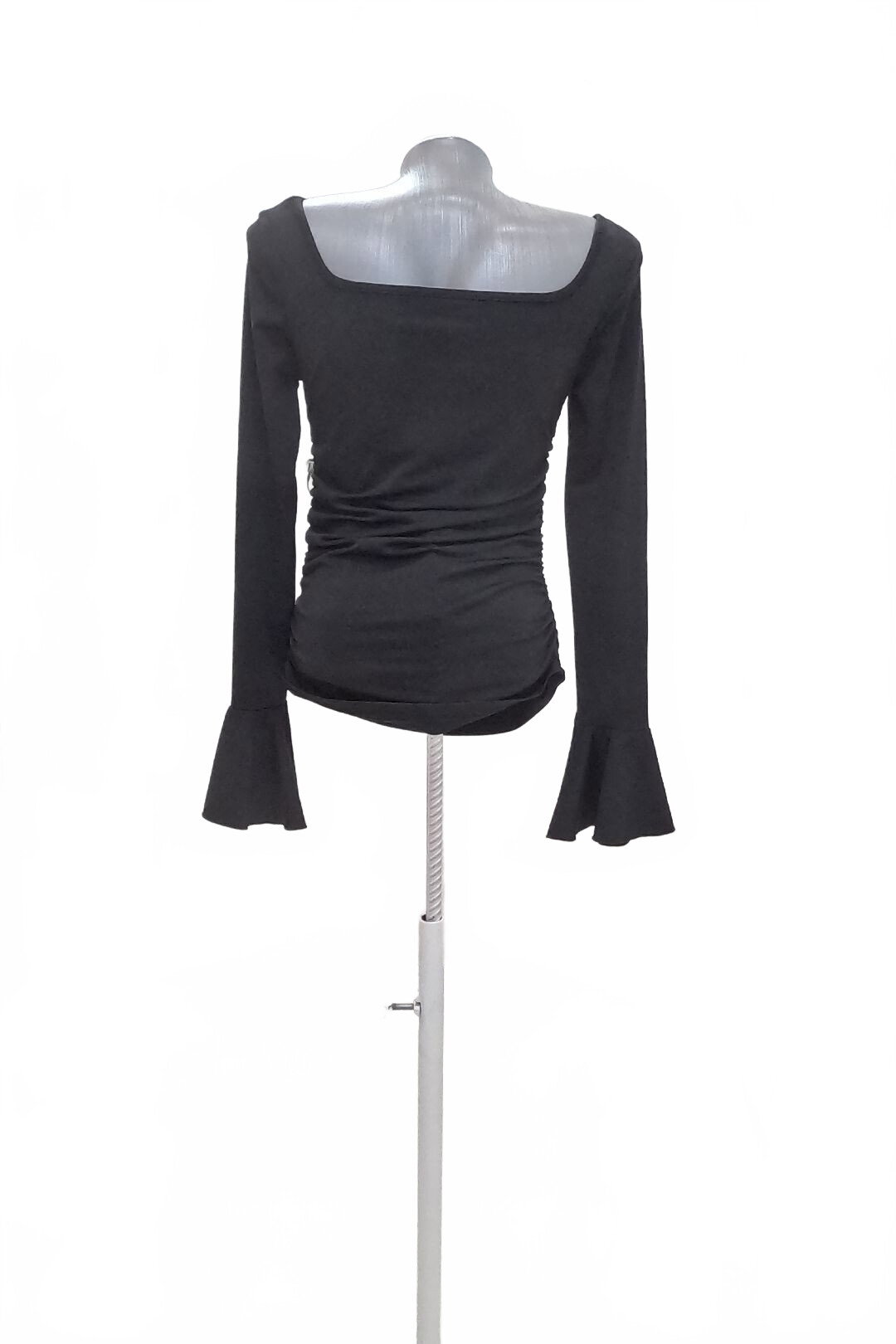 Damen -T-ShirtSheinohne Aufdruck,farbeschwarz,größe34