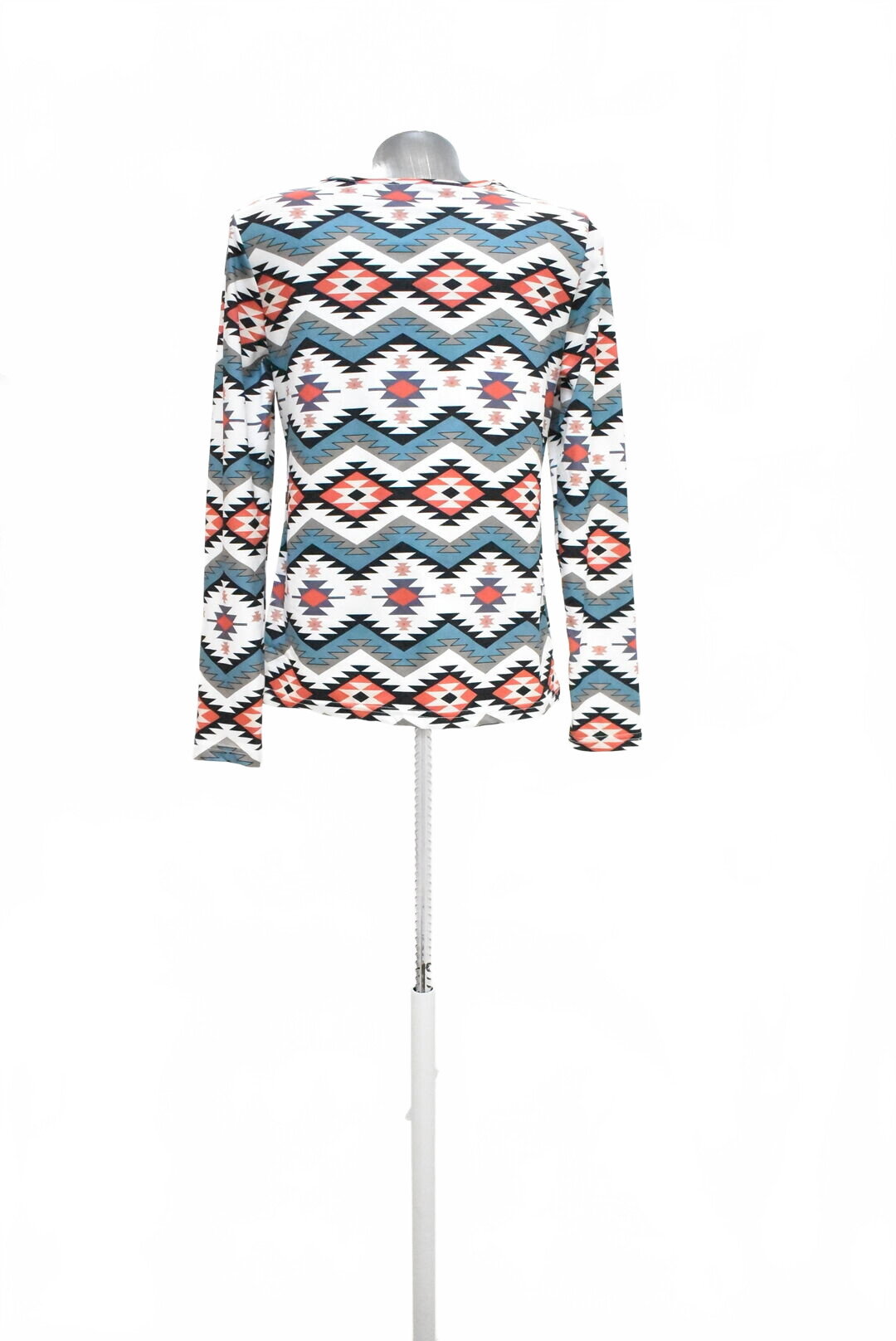 Damen -T-ShirtSheinohne Aufdruck,farbegemustert,größeS