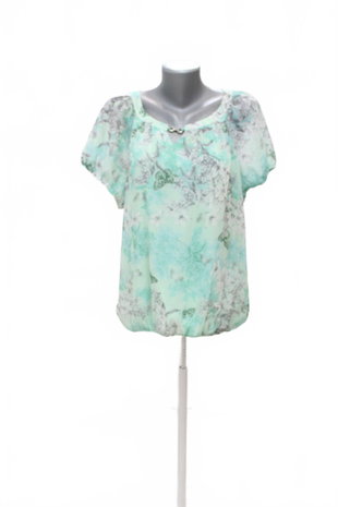 Damen -T-ShirtGenesisohne Aufdruck,farbegeblümt,größe46