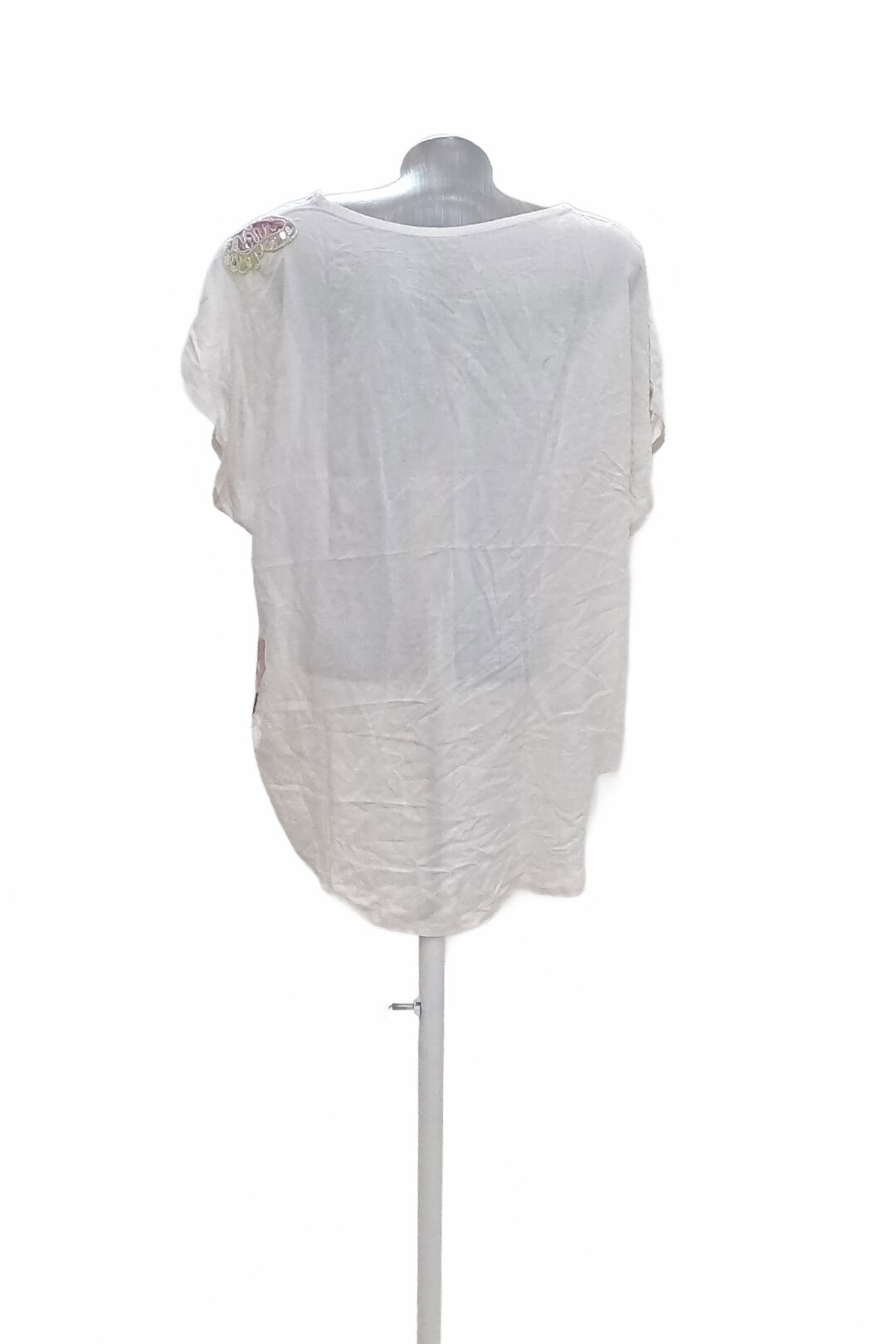 Damen -T-ShirtGenesisohne Aufdruck,farbegeblümt,größeXL