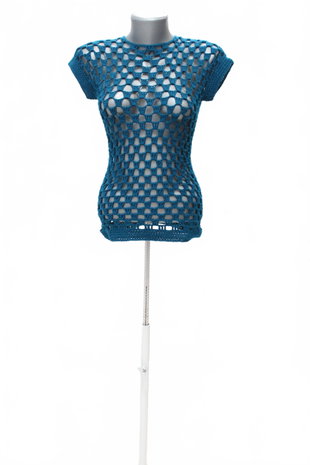 Damen -T-ShirtGenesisohne Aufdruck,farbeblau,größeM