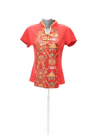 Damen -T-ShirtGenesisohne Aufdruck,farbegemustert,größeL