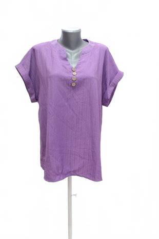 Damen -T-ShirtGenesisohne Aufdruck,farbeviolett,größeXL