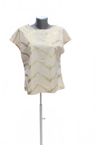 Damen -T-ShirtSheinohne Aufdruck,farbegemustert,größe38
