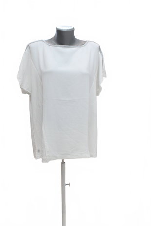 Damen -T-ShirtTchiboohne Aufdruck,farbeweiss,größe50