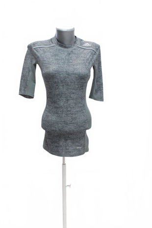 Damen -T-ShirtAdidasohne Aufdruck,farbegrau,größeS