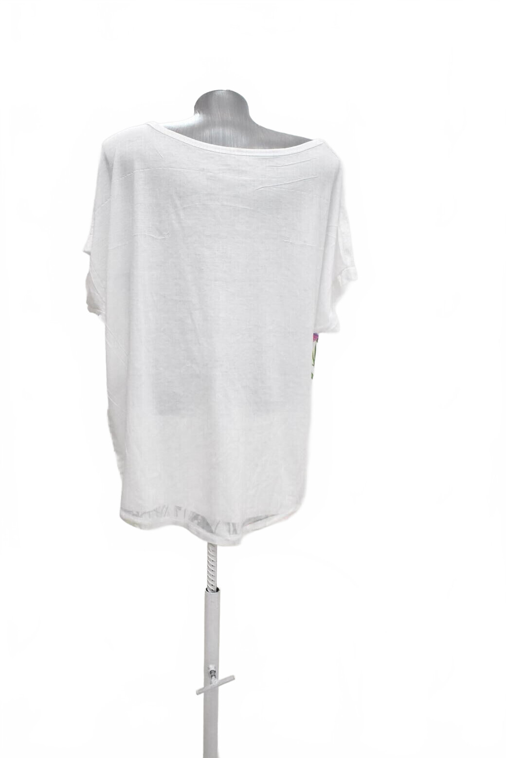 Damen -T-ShirtGenesisohne Aufdruck,farbegeblümt,größeXL