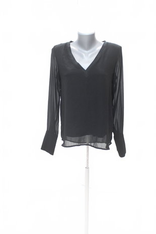 Damen -T-ShirtMangoohne Aufdruck,farbeschwarz,größeS
