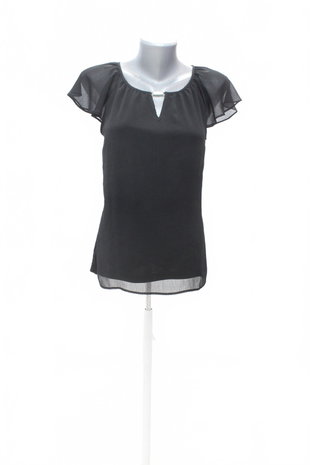 Damen -T-ShirtOrsayohne Aufdruck,farbeschwarz,größeS