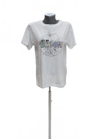 Damen -T-ShirtClockhouse / Ckhmit Aufdruck,farbeweiss,größeXS