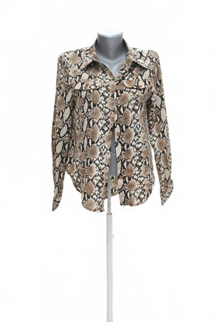 Damen bluse : Brand,Farbeanimal-print,größe: size