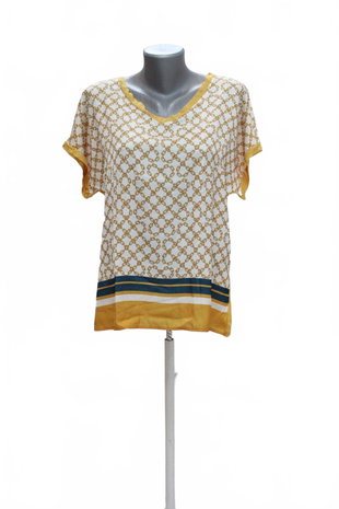 Damen -T-ShirtOrsayohne Aufdruck,farbegemustert,größeL