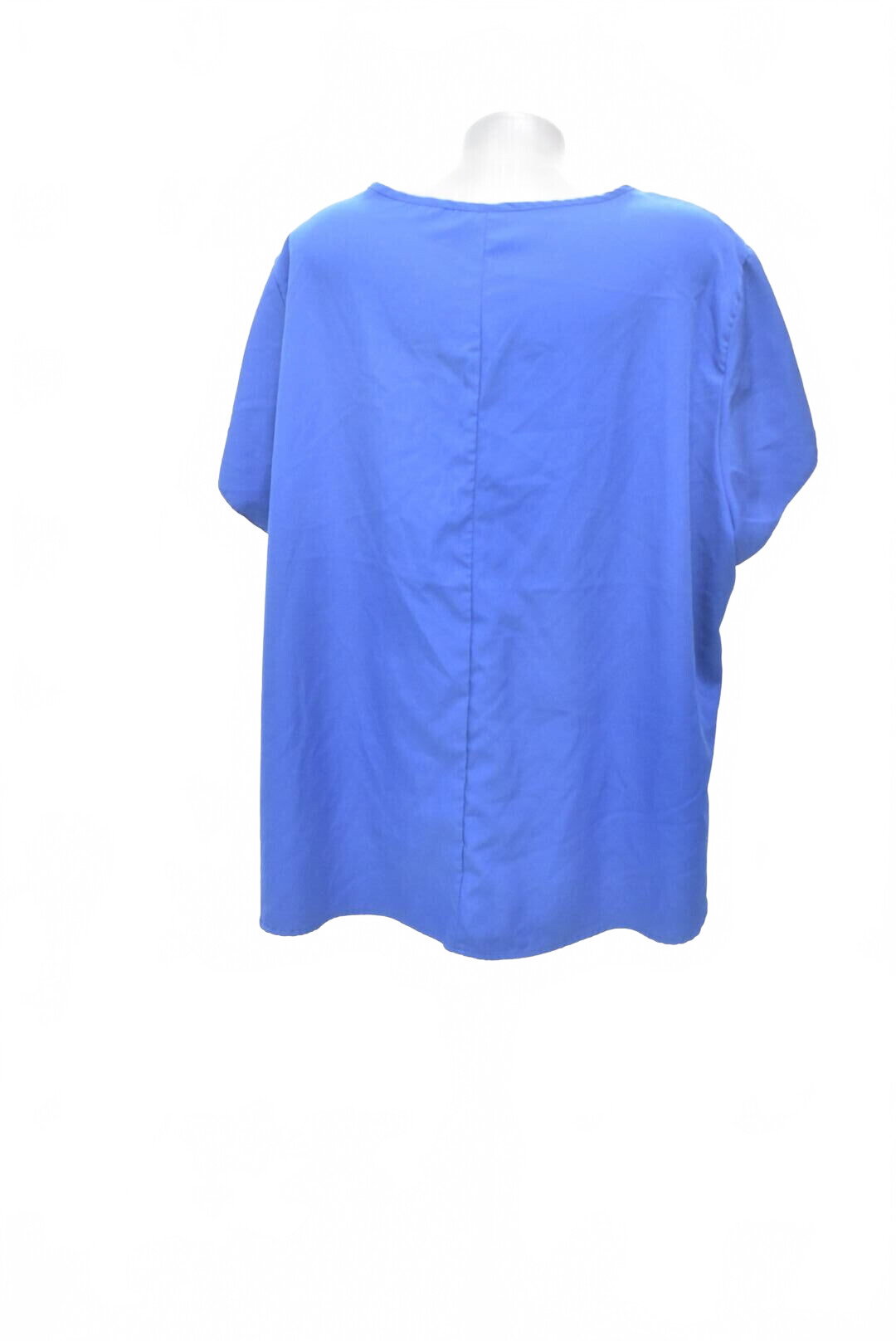 Damen -T-ShirtSheinohne Aufdruck,farbeblau,größe4XL