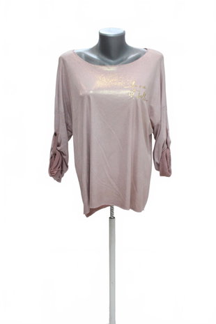 Damen -T-ShirtNew Collectionohne Aufdruck,farberute,größeM