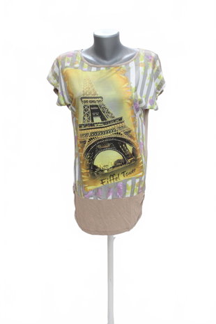 Damen -T-ShirtGenesisohne Aufdruck,farbemehrfarbig,größeS