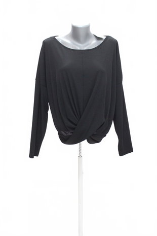 Damen -T-ShirtF&Fohne Aufdruck,farbeschwarz,größe46