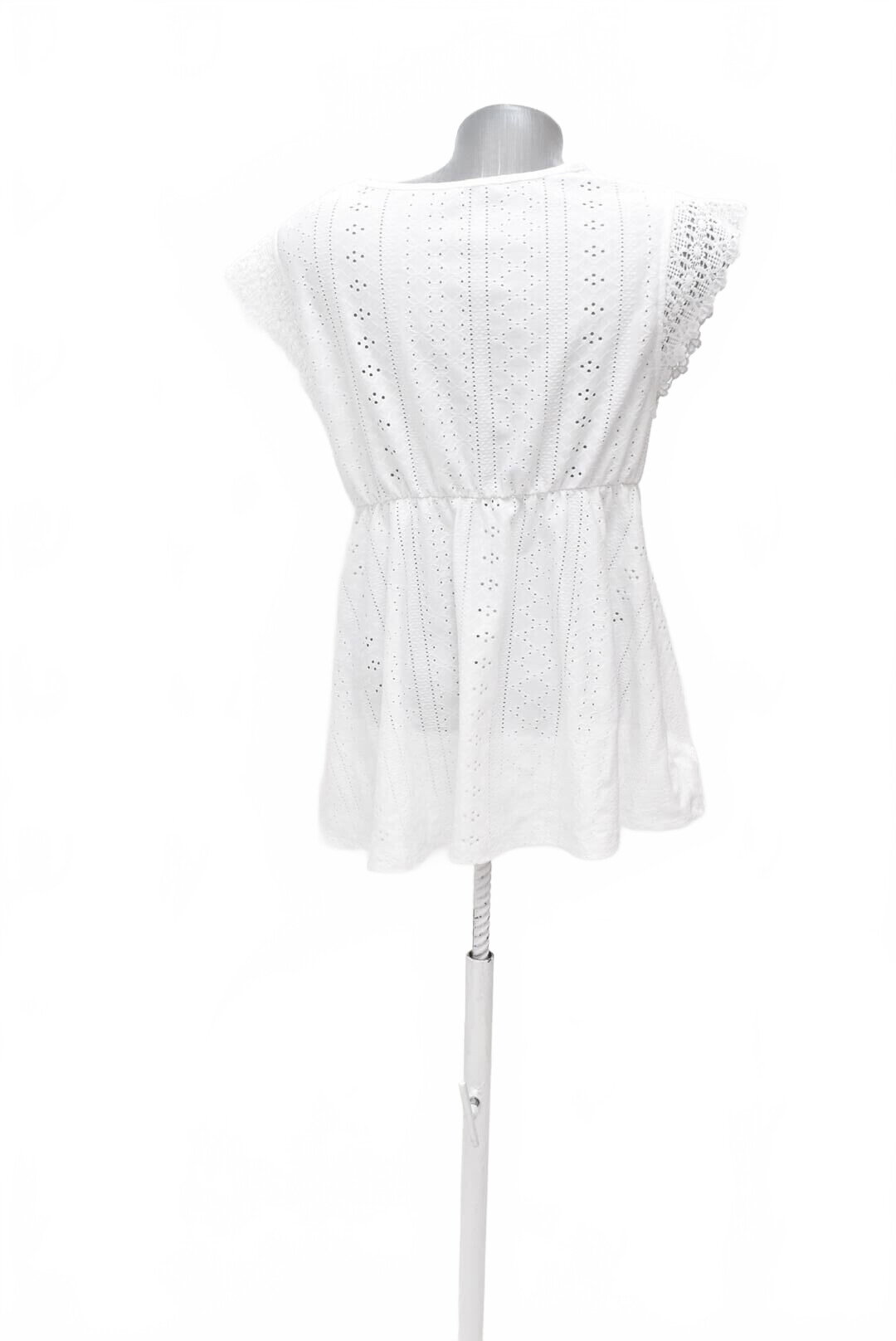 Damen -T-ShirtSheinohne Aufdruck,farbeweiss,größeL