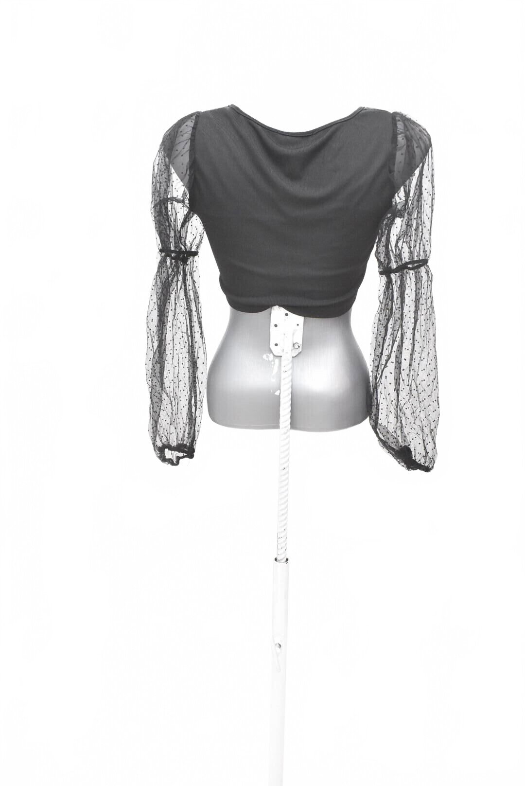 Damen -T-ShirtSheinohne Aufdruck,farbeschwarz,größeS