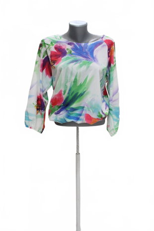 Damen -T-ShirtGenesisohne Aufdruck,farbegeblümt,größe40