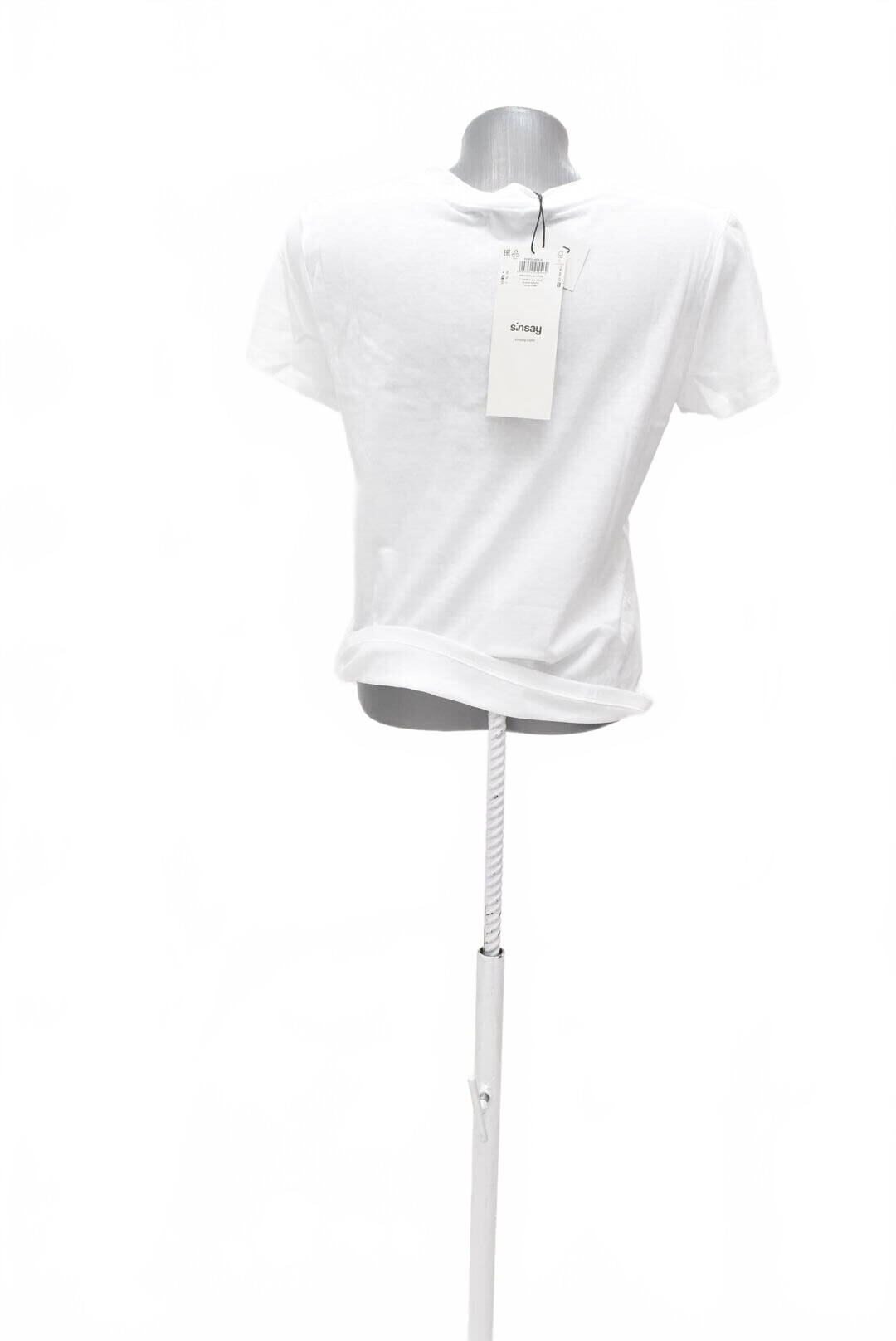 Damen -T-ShirtSinsayohne Aufdruck,farbeweiss,größeS