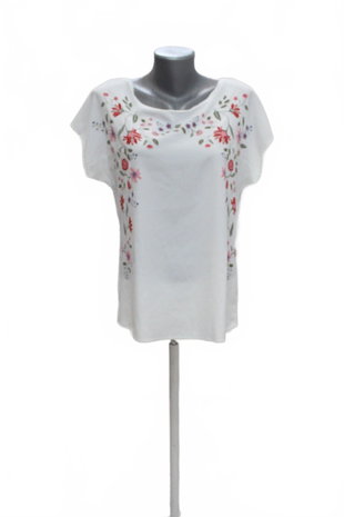 Damen -T-ShirtOrsaymit Aufdruck,farbeweiss,größeL