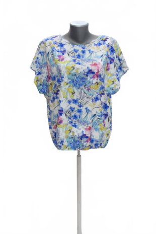 Damen -T-ShirtGenesisohne Aufdruck,farbegeblümt,größe46