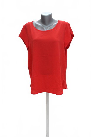 Damen -T-ShirtOnlyohne Aufdruck,farberot,größe44