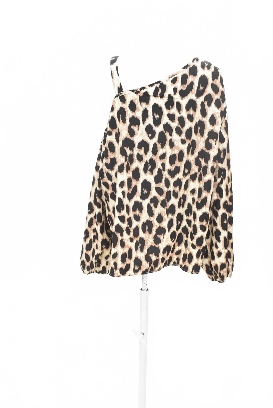 Damen -T-ShirtSheinohne Aufdruck,farbeanimal-print,größeXL