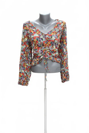 Damen -T-ShirtH&Mohne Aufdruck,farbegeblümt,größe2XL