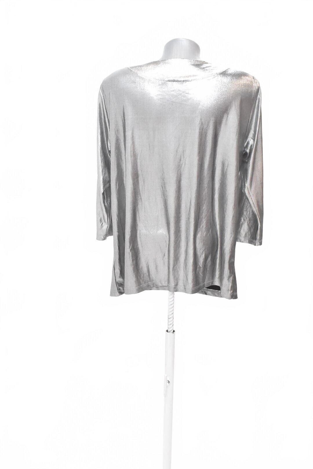 Damen -T-ShirtJaninaohne Aufdruck,farbesilber,größe42
