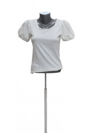 Damen -T-ShirtReservedohne Aufdruck,farbeweiss,größeM