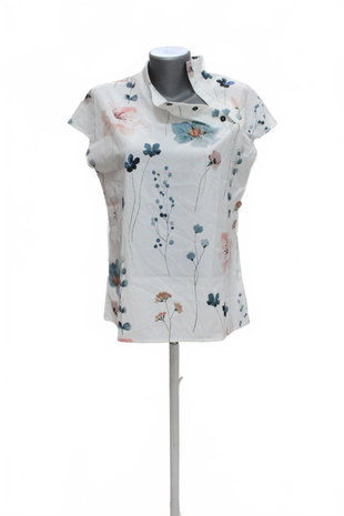 Damen -T-ShirtGenesisohne Aufdruck,farbegeblümt,größeM