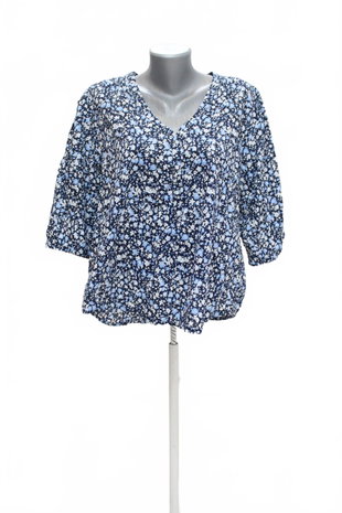 Damen -T-ShirtTchiboohne Aufdruck,farbegeblümt,größe40