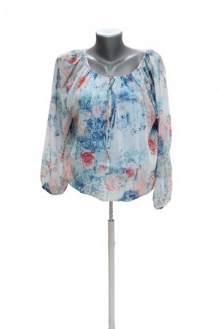 Damen -T-ShirtGenesisohne Aufdruck,farbegeblümt,größeM