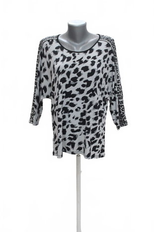 Damen -T-ShirtGenesisohne Aufdruck,farbeanimal-print,größe42