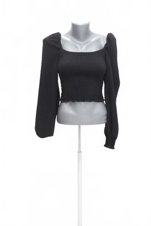 Damen -T-ShirtHouseohne Aufdruck,farbeschwarz,größeM